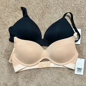 Lively all day plunge and all day push up no wire bras